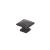 Emtek 86038US10B Arts & Crafts 1" Brass Square Dimpled Cabinet Knob in Oil Rubbed Bronze