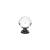 Emtek 86012US10B Crystal & Porcelain 1 1/4" Diamond Crystal Cabinet Knob in Oil Rubbed Bronze