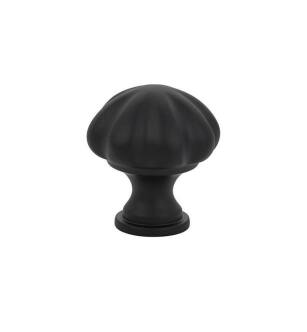 Emtek 86203US19 American Designer 1 3/4" Brass Melon Cabinet Knob in Flat Black