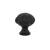 Emtek 86203US19 American Designer 1 3/4" Brass Melon Cabinet Knob in Flat Black