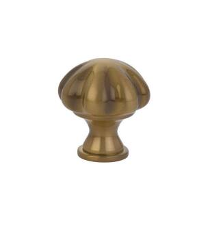 Emtek 86203US7 American Designer 1 3/4" Brass Melon Cabinet Knob in French Antique