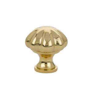 Emtek 86203US3 American Designer 1 3/4" Brass Melon Cabinet Knob in Polished Brass