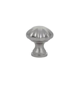 Emtek 86122US15 Traditional 1 1/4" Brass Melon Cabinet Knob in Satin Nickel