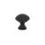 Emtek 86122US19 Traditional 1 1/4" Brass Melon Cabinet Knob in Flat Black