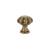 Emtek 86122US7 Traditional 1 1/4" Brass Melon Cabinet Knob in French Antique