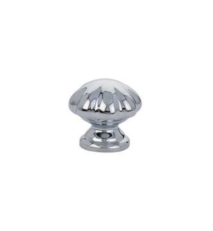 Emtek 86121US26 American Designer 1" Brass Melon Cabinet Knob in Polished Chrome