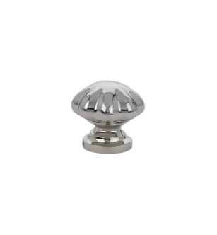 Emtek 86121US14 American Designer 1" Brass Melon Cabinet Knob in Polished Nickel