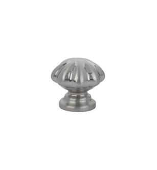 Emtek 86121US15 American Designer 1" Brass Melon Cabinet Knob in Satin Nickel
