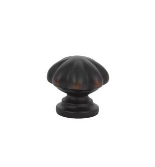 Emtek 86121US10B American Designer 1" Brass Melon Cabinet Knob in Oil Rubbed Bronze