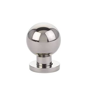 Emtek 86152US14 Contemporary 1 1/8" Brass Modern Globe Cabinet Knob in Polished Nickel
