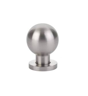 Emtek 86152US15 Contemporary 1 1/8" Brass Modern Globe Cabinet Knob in Satin Nickel
