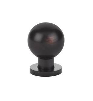 Emtek 86152US10B Contemporary 1 1/8" Brass Modern Globe Cabinet Knob in Oil Rubbed Bronze