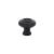 Emtek 86115US19 American Classic 1 1/4" Brass Waverly Cabinet Knob in Flat Black