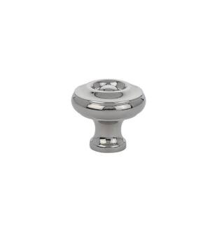 Emtek 86114US14 American Classic 1" Brass Waverly Cabinet Knob in Polished Nickel