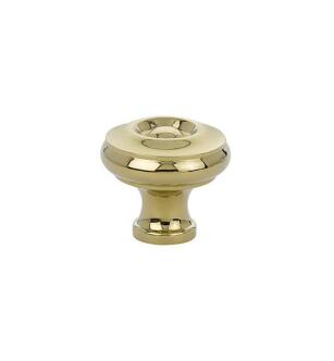 Emtek 86114US3 American Classic 1" Brass Waverly Cabinet Knob in Polished Brass