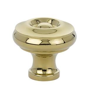 Emtek 86114US3NL American Classic 1" Brass Waverly Cabinet Knob in Unlacquered Brass
