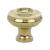 Emtek 86114US3NL American Classic 1" Brass Waverly Cabinet Knob in Unlacquered Brass