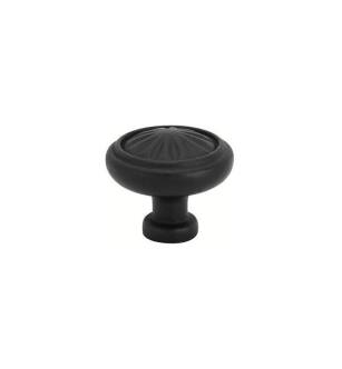 Emtek 86092FB Tuscany 1 1/4" Bronze Round Cabinet Knob in Flat Black Bronze