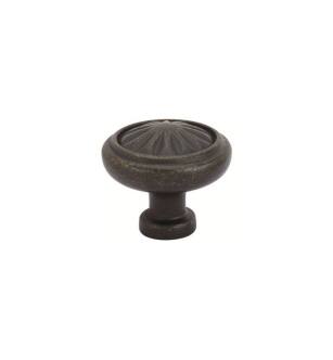 Emtek 86091MB Tuscany 1" Bronze Round Cabinet Knob in Medium Bronze