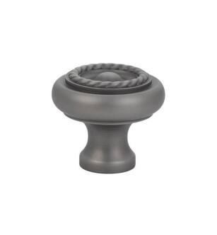 Emtek 86202US15A American Designer 1 3/4" Brass Rope Cabinet Knob in Pewter