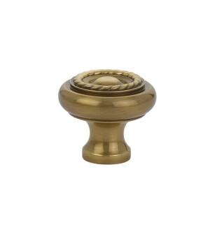 Emtek 86202US7 American Designer 1 3/4" Brass Rope Cabinet Knob in French Antique