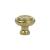 Emtek 86202US3 American Designer 1 3/4" Brass Rope Cabinet Knob in Polished Brass