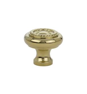 Emtek 86202US3NL American Designer 1 3/4" Brass Rope Cabinet Knob in Unlacquered Brass