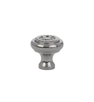 Emtek 86113US14 Traditional 1 1/4" Rope Design Cabinet Knob in Polished Nickel