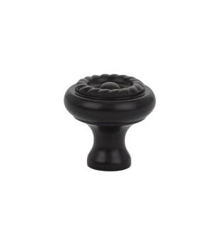 Emtek 86113US10B Traditional 1 1/4" Rope Design Cabinet Knob in Oil Rubbed Bronze