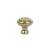 Emtek 86113US3NL Traditional 1 1/4" Rope Design Cabinet Knob in Unlacquered Brass