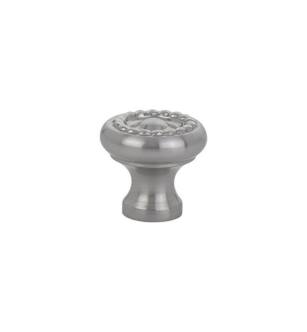Emtek 86112US15 1" Traditional Rope Cabinet Knob in Satin Nickel