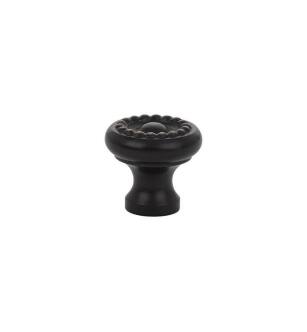 Emtek 86112US10B 1" Traditional Rope Cabinet Knob in Oil Rubbed Bronze