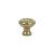 Emtek 86112US3 1" Traditional Rope Cabinet Knob in Polished Brass