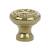 Emtek 86112US3NL 1" Traditional Rope Cabinet Knob in Unlacquered Brass