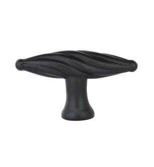Emtek 86098FB Tuscany 3" Bronze Twist Finger Cabinet Knob in Flat Black Bronze