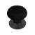 Emtek 86033US19 Porcelain 1 3/4" Ebony Cabinet Knob with Brass Base in Flat Black