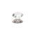 Emtek 86028US15 Crystal & Porcelain Old Town 1 3/4" Clear Crystal Cabinet Knob in Satin Nickel