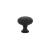 Emtek 86014US19 American Classic Providence 1 1/4" Brass Mushroom Cabinet Knob in Flat Black