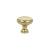 Emtek 86014US3 American Classic Providence 1 1/4" Brass Mushroom Cabinet Knob in Polished Brass