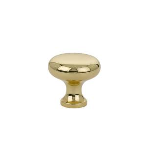 Emtek 86014US3NL American Classic Providence 1 1/4" Brass Mushroom Cabinet Knob in Unlacquered Brass