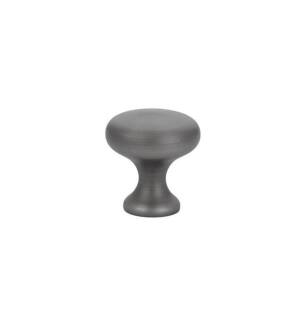 Emtek 86013US15A Traditional 1" Providence Brass Cabinet Knob in Pewter