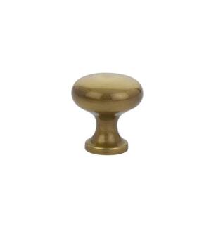 Emtek 86013US7 Traditional 1" Providence Brass Cabinet Knob in French Antique