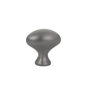 Emtek 86015US15A Traditional 1" Brass Egg Cabinet Knob in Pewter