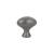 Emtek 86015US15A Traditional 1" Brass Egg Cabinet Knob in Pewter