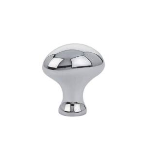 Emtek 86016US26 Traditional 1 1/4" Brass Egg Cabinet Knob in Polished Chrome