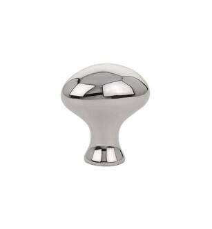Emtek 86016US14 Traditional 1 1/4" Brass Egg Cabinet Knob in Polished Nickel