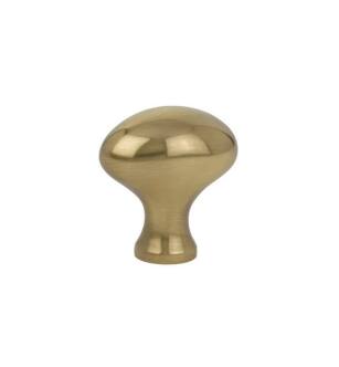 Emtek 86016US7 Traditional 1 1/4" Brass Egg Cabinet Knob in French Antique