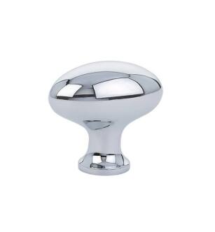 Emtek 86124US26 Traditional 1 3/4" Brass Egg Cabinet Knob in Polished Chrome