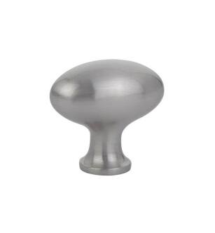 Emtek 86124US15 Traditional 1 3/4" Brass Egg Cabinet Knob in Satin Nickel