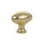 Emtek 86124US3 Traditional 1 3/4" Brass Egg Cabinet Knob in Polished Brass